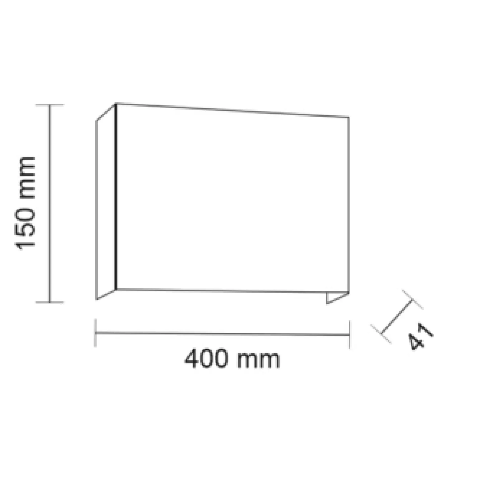 Kinkiet KITAMI (czarny) (4411) - Shilo