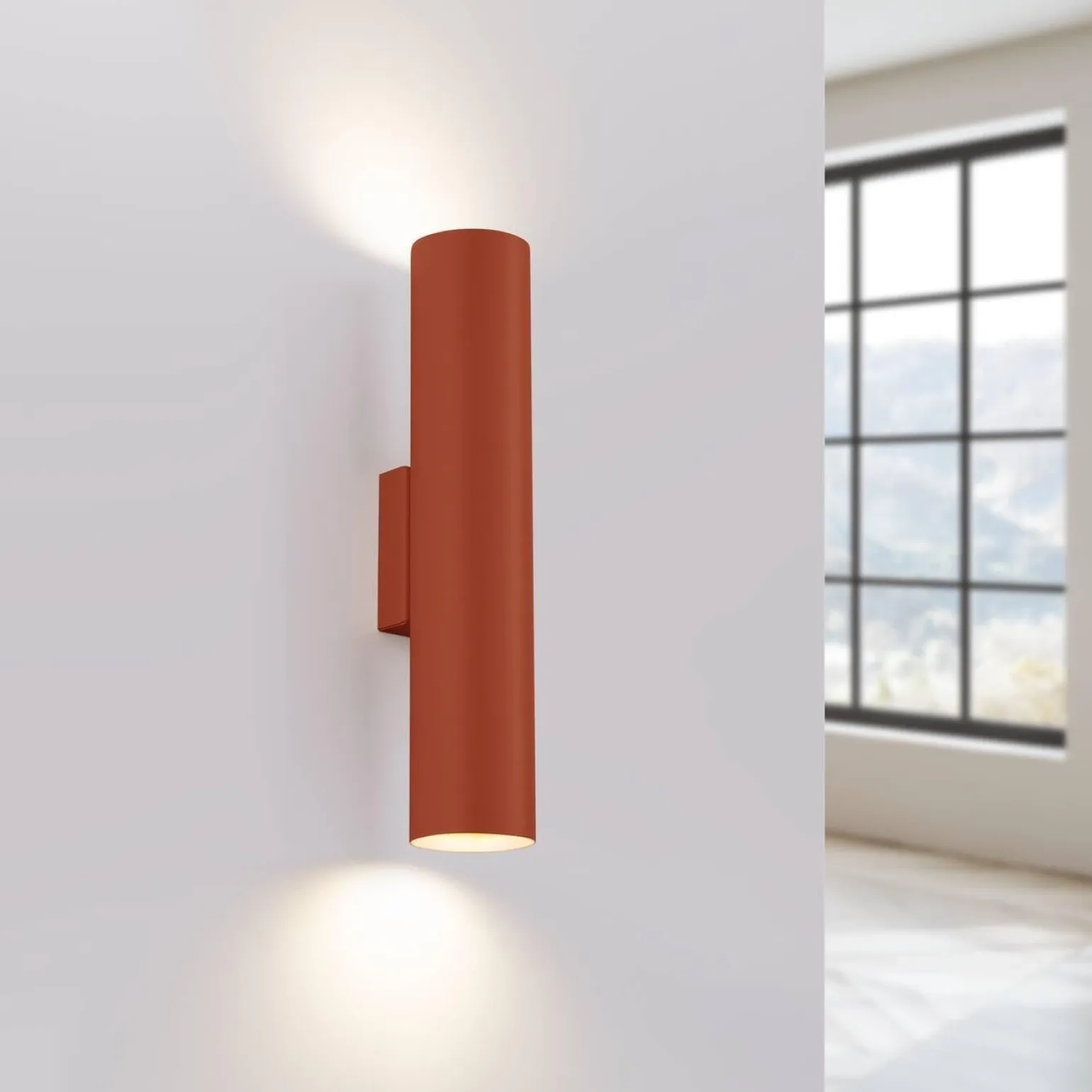 Kinkiet LAGOS 2 ochra czerwona (SL.1493) - Sollux Lighting