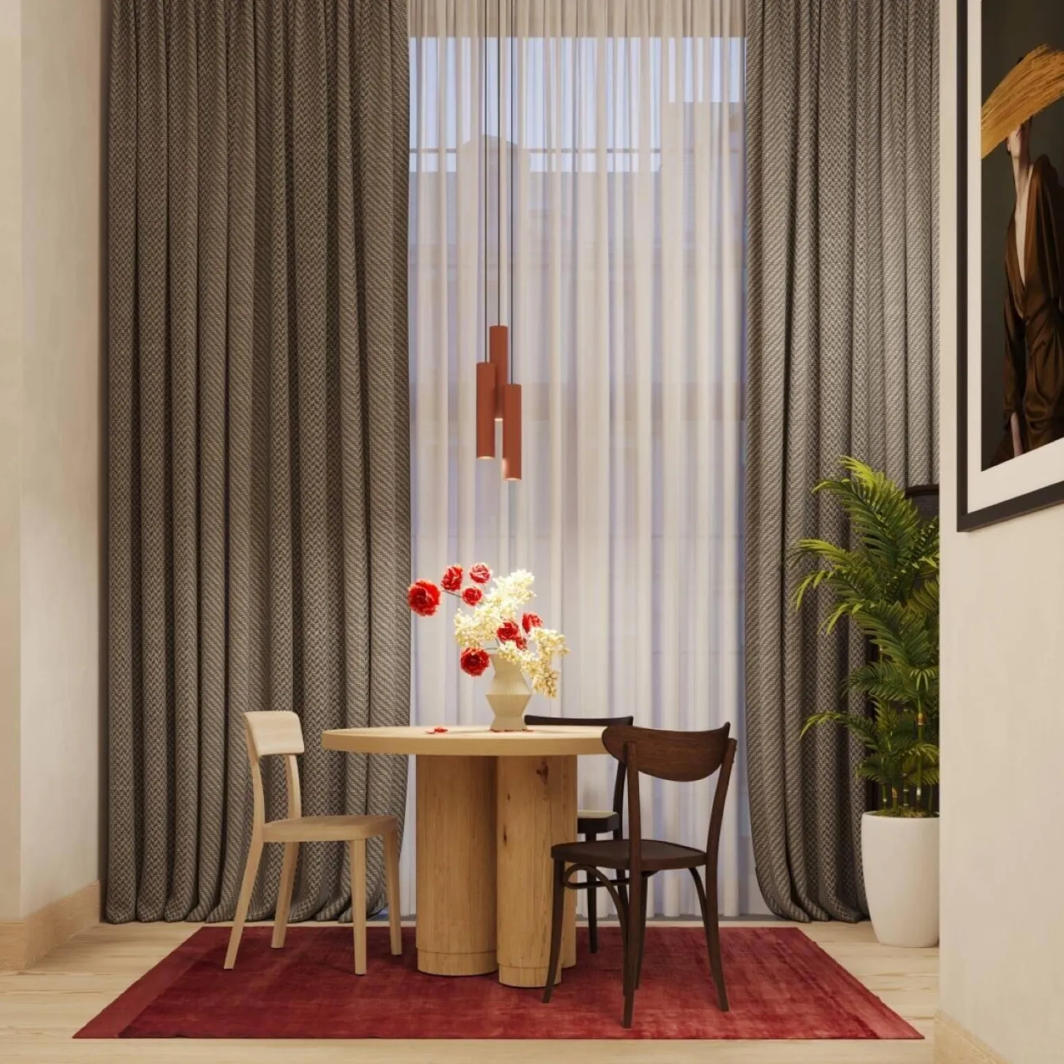 Kinkiet LAGOS 2 ochra czerwona (SL.1493) - Sollux Lighting