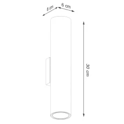 Kinkiet LAGOS 2 zielony oliwkowy (SL.1488) - Sollux Lighting