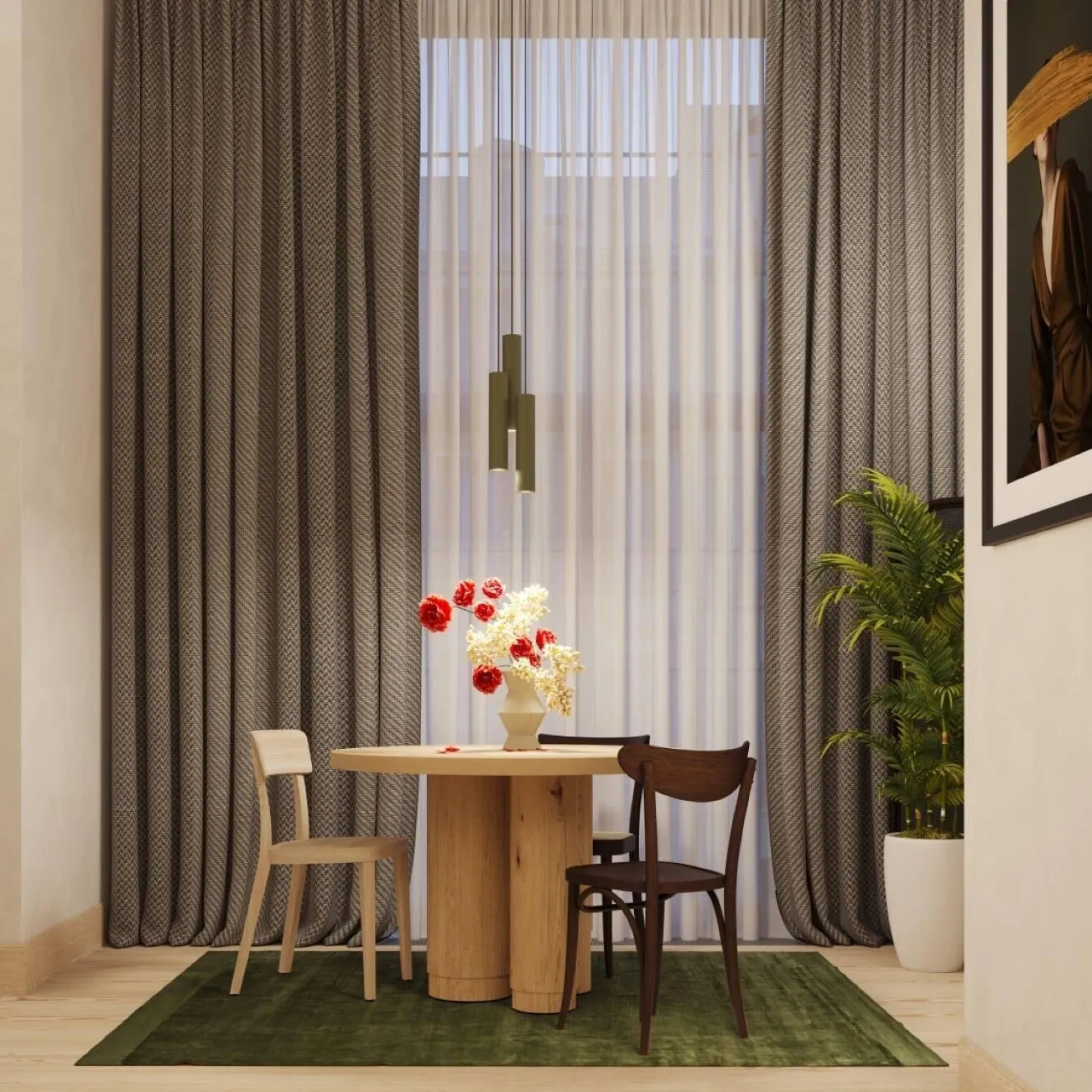 Kinkiet LAGOS 2 zielony oliwkowy (SL.1488) - Sollux Lighting