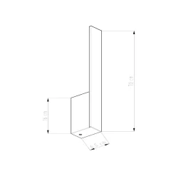 Kinkiet LAHTI 70 beżowy LED 3000K (TH.430) - Thoro Lighting