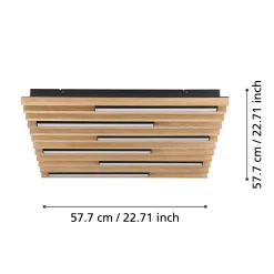 Kinkiet lampa natynkowa MARREIRA czarna (39898) - EGLO