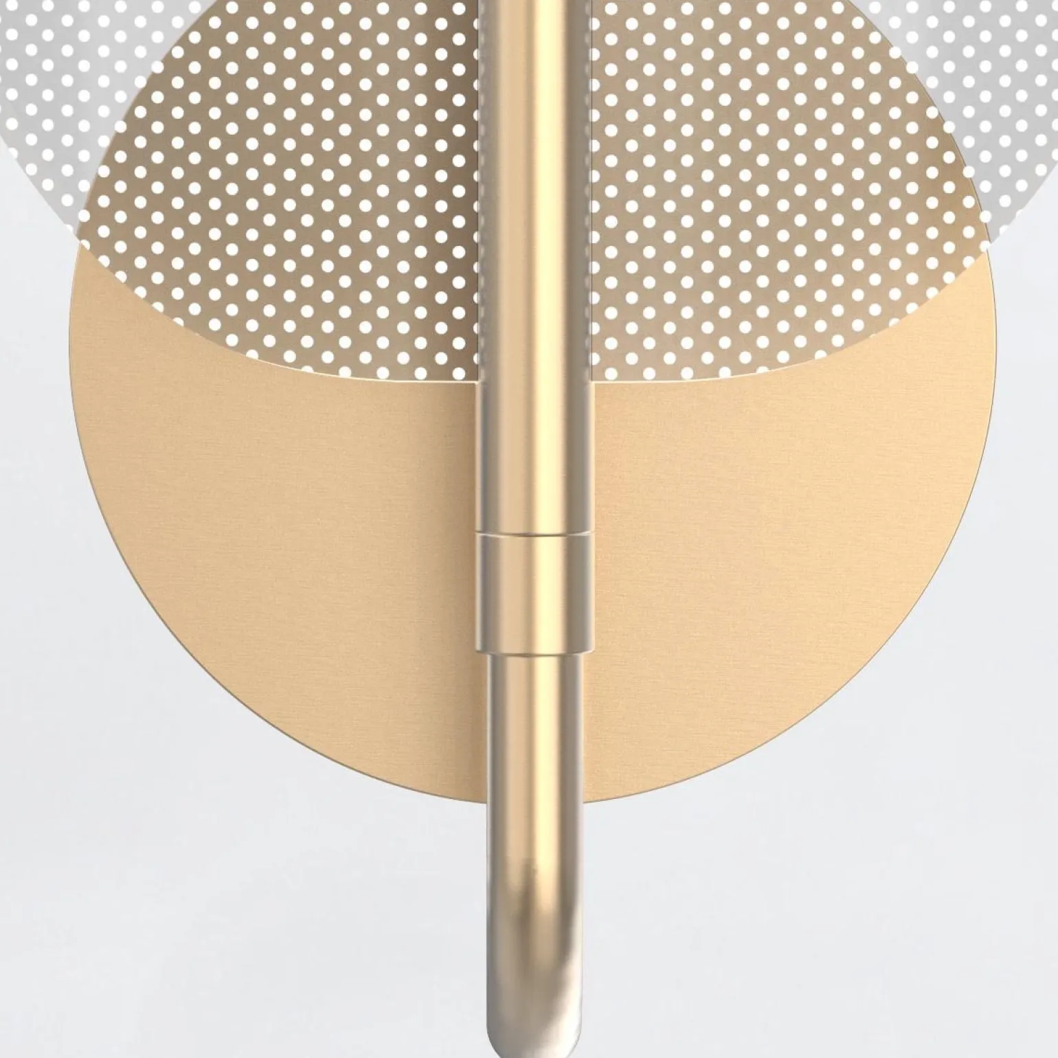 Kinkiet LED Floriana - Naturalny mosiądz (QN-FLORIANA-1W-NBR) - Quintiesse