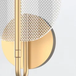 Kinkiet LED Floriana - Naturalny mosiądz (QN-FLORIANA-1W-NBR) - Quintiesse