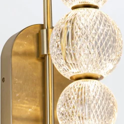 Kinkiet LED Marni - Naturalny mosiądz (QN-MARNI-6WB-NBR) - Quintiesse