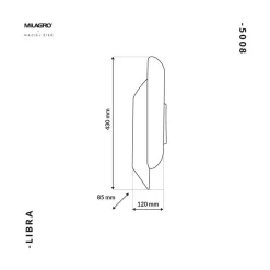 Kinkiet LIBRA 4xE14 (MZ5008) - Milagro
