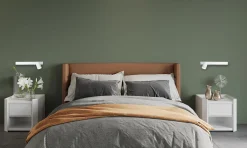 Kinkiet Magnet 9W+1xGU10 3000/4000K Biały Prawy (ML1128) - Milagro