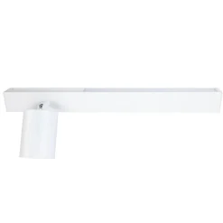 Kinkiet Magnet 9W+1xGU10 3000/4000K Biały Lewy (ML1129) - Milagro