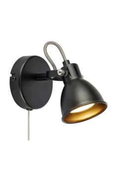 Kinkiet MION Wall 1L Matt Black (108846) Markslojd