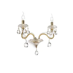 Kinkiet NEGRESCO AP2 kol. złoty (087757) Ideal Lux