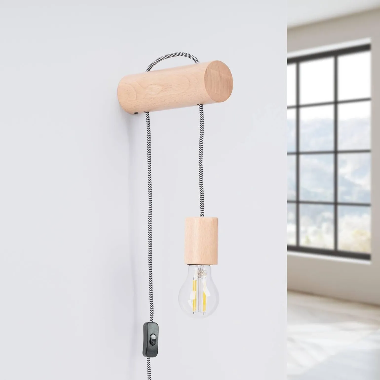 Kinkiet NIMBI E27 z włącznikiem (SL.1644) - Sollux Lighting