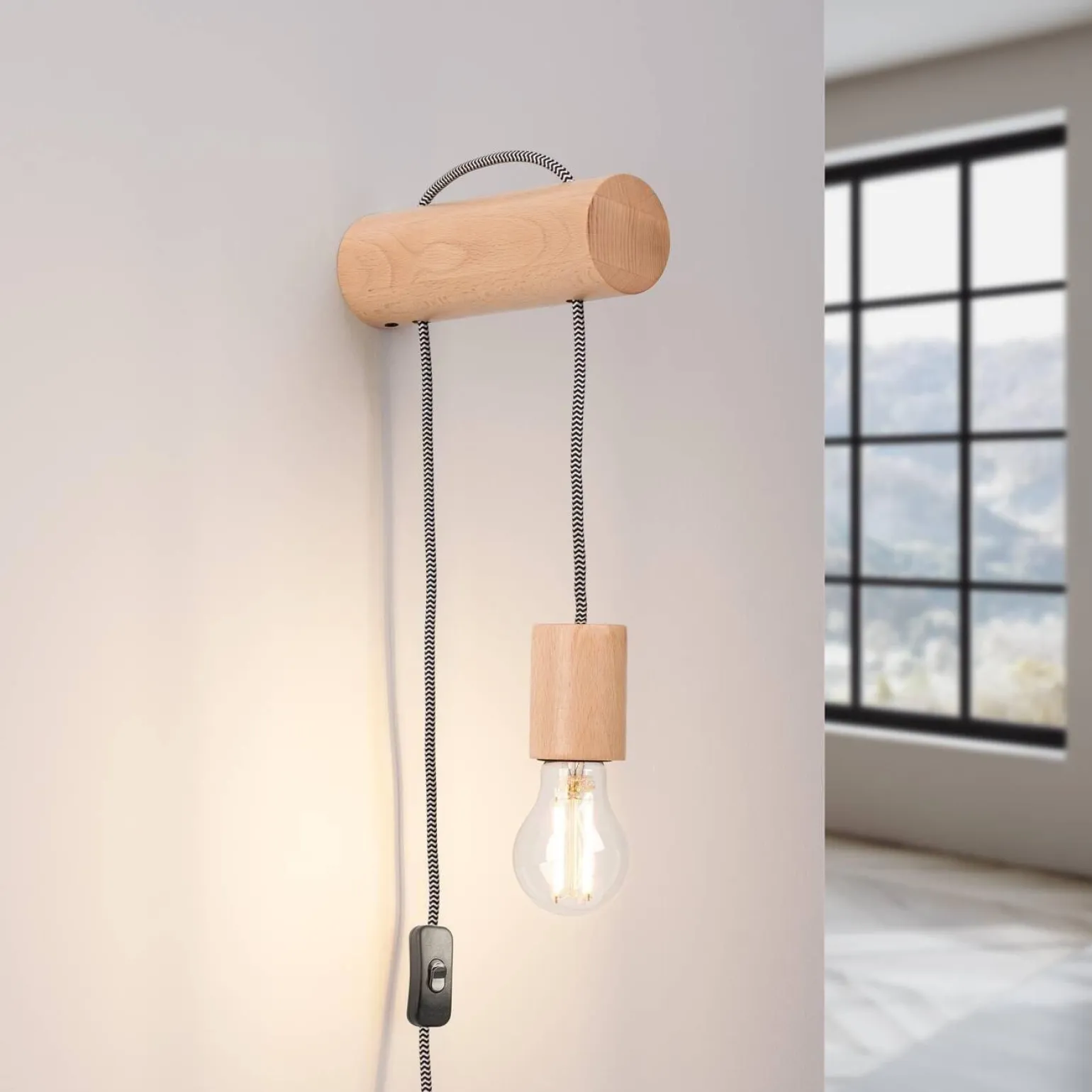 Kinkiet NIMBI E27 z włącznikiem (SL.1644) - Sollux Lighting