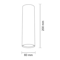 Kinkiet NODA (biały) (7460) - Shilo