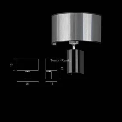 Kinkiet NODO METALIX (67560 Ramko)