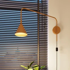 Kinkiet NOX złoty (SL.1698) - Sollux Lighting