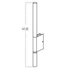 Kinkiet OLIMPIA WALL 2 Biały (AZ5966) - Azzardo