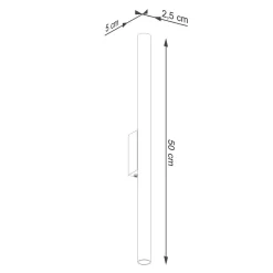 Kinkiet PASTELO 2 biały (SL.1177) - Sollux Lighting