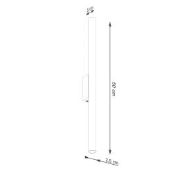 Kinkiet PASTELO 2 zielony oliwkowy (SL.1523) - Sollux Lighting