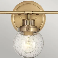 Kinkiet Poppy - 3 źródła światła - Stary mosiądz (QN-POPPY3-HB-BATH) - Quintiesse