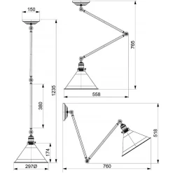 Kinkiet Provence (PV-GWP-PN) - Elstead Lighting