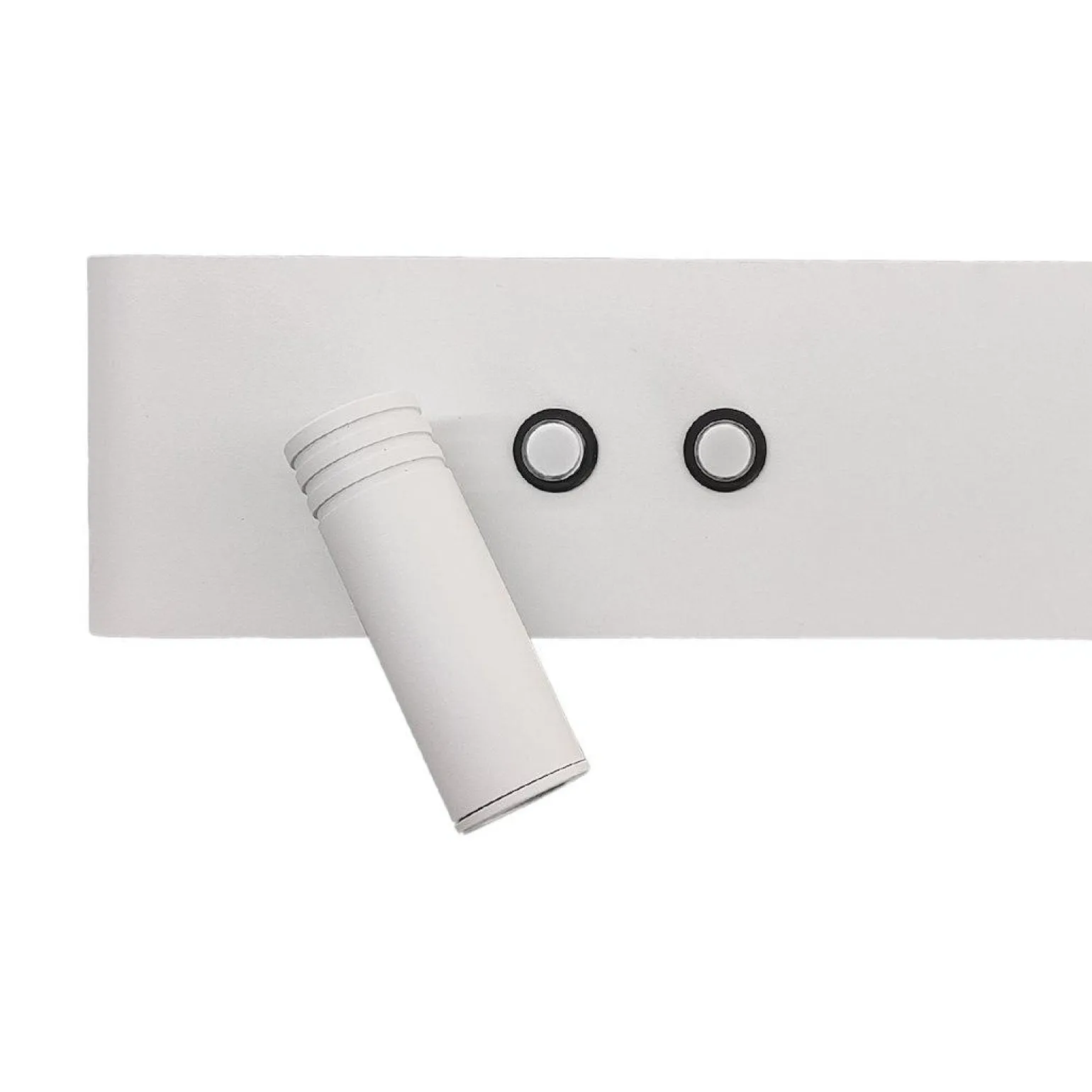 Kinkiet przy łóżku w sypialni Resort biały lewy (ML1571) - Milagro