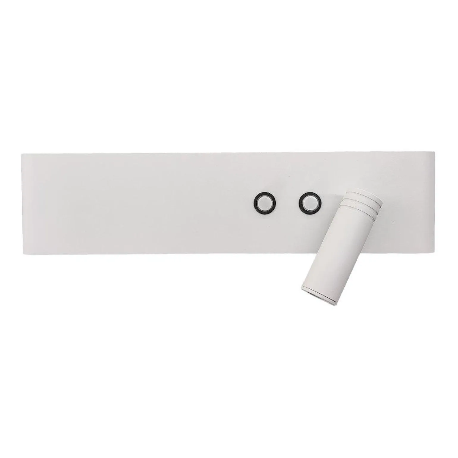 Kinkiet przy łóżku w sypialni Resort biały prawy (ML1569) - Milagro