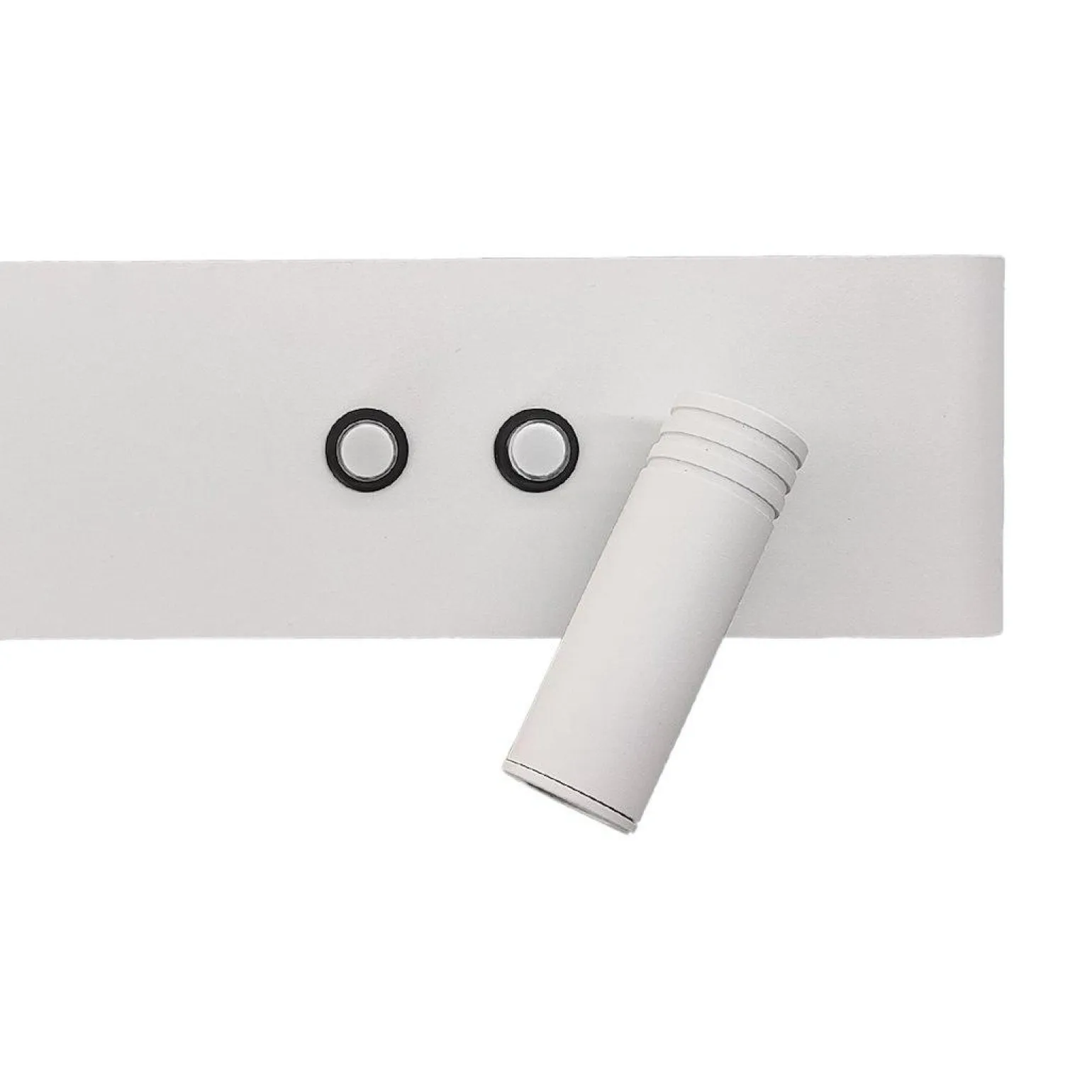 Kinkiet przy łóżku w sypialni Resort biały prawy (ML1569) - Milagro