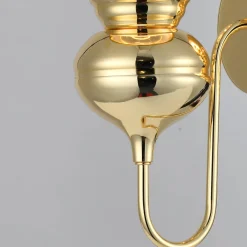 Kinkiet QUEEN 18 CM czarna (MB-8046-18 black gold) - Step into Design