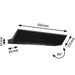 Kinkiet RANVA LED 13W 2700K DIM 230V czarny matowy (PL79507) - PAULMANN