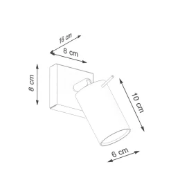 Kinkiet RING beżowy (SL.1494) - Sollux Lighting