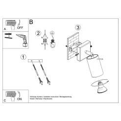 Kinkiet RING zielony oliwkowy (SL.1500) - Sollux Lighting