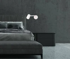 Kinkiet SNOW z wysięgnikiem biały (LP-731/1WL WH) - Light Prestige