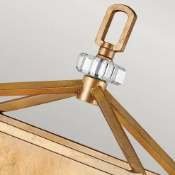 Kinkiet Stinson - 2 źródła światła - Przecierany mosiądz (QN-STINSON2-DBR) - Quintiesse