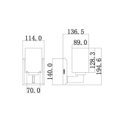 Kinkiet Taylor (QZ-TAYLOR1S-BATH) - Elstead Lighting