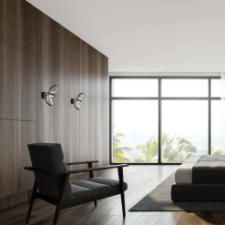 Kinkiet TESORO BLACK 15W LED (ML1052) - Milagro