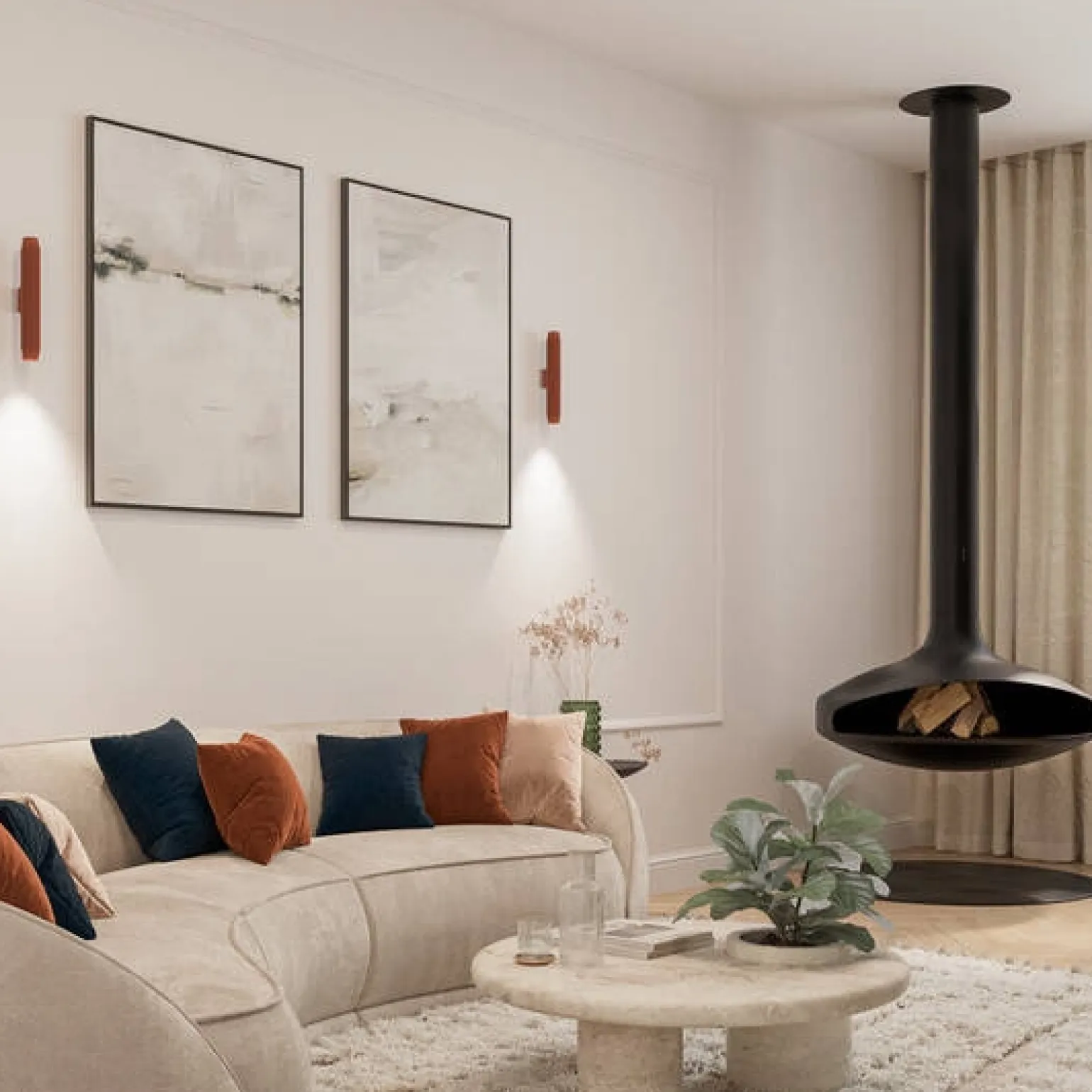 Kinkiet TRIBA mini LED M930 41° taupe (26566-M930-WT-00-82) - Aqform