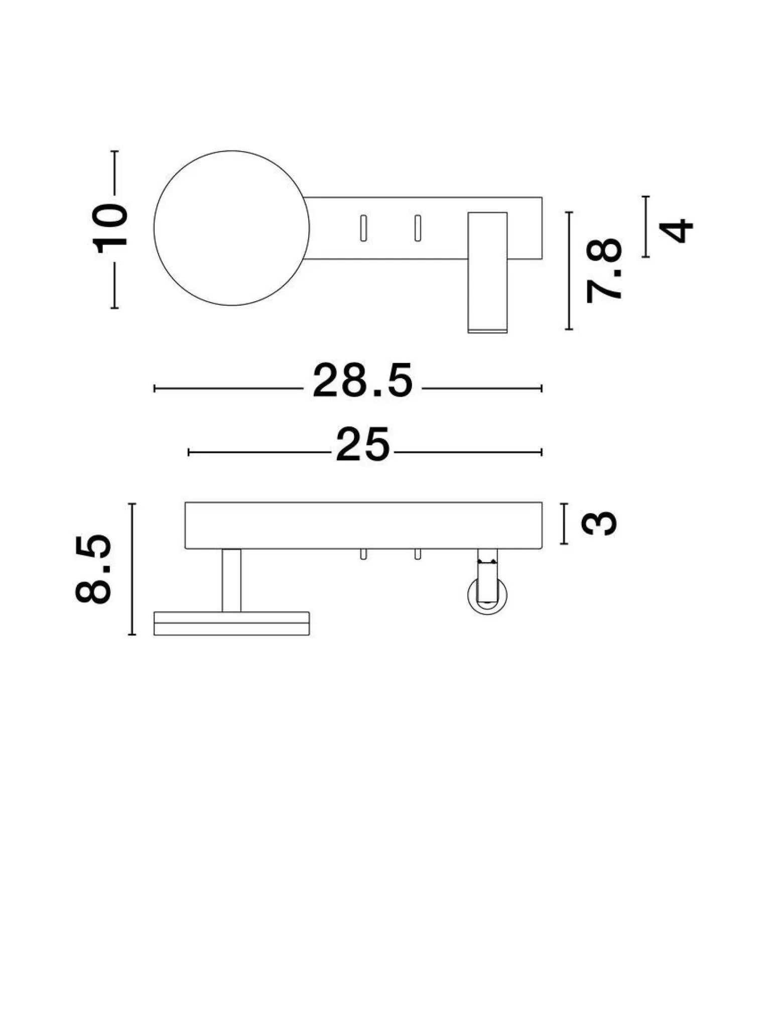 Kinkiet wewnętrzny PAROTANI (LE44678) - Luces Exclusivas