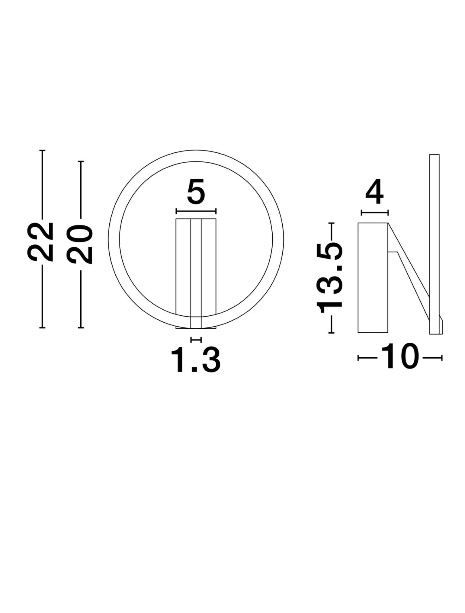 Kinkiet wewnętrzny ZUDANEZ (LE44771) - Luces Exclusivas