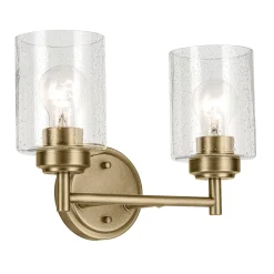 Kinkiet Winslow - 2 źródła światła - Naturalny mosiądz (KL-WINSLOW-2W-NBR) - Elstead Lighting