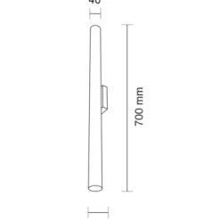 Kinkiet YABU (czarny) (4426) - Shilo