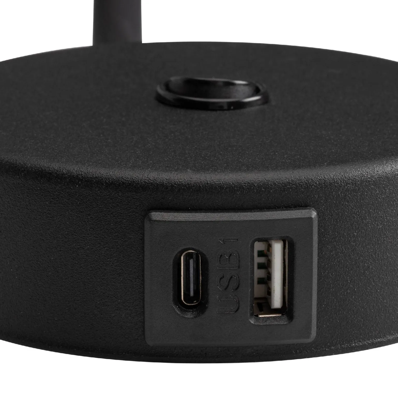 Kinkiet z ładowaniem USB LAGOS BLACK (10200) - TK Lighting