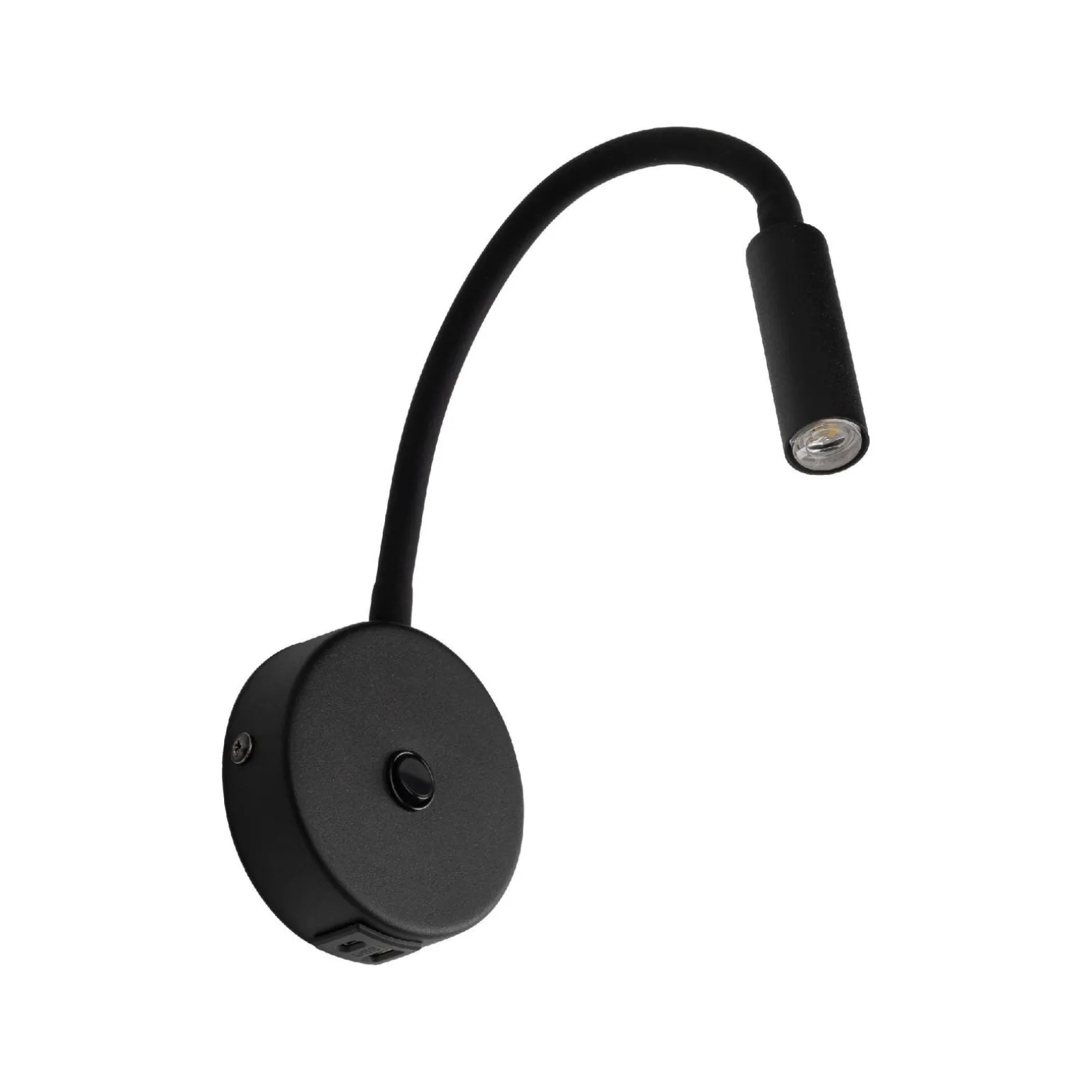 Kinkiet z ładowaniem USB LAGOS BLACK (10200) - TK Lighting