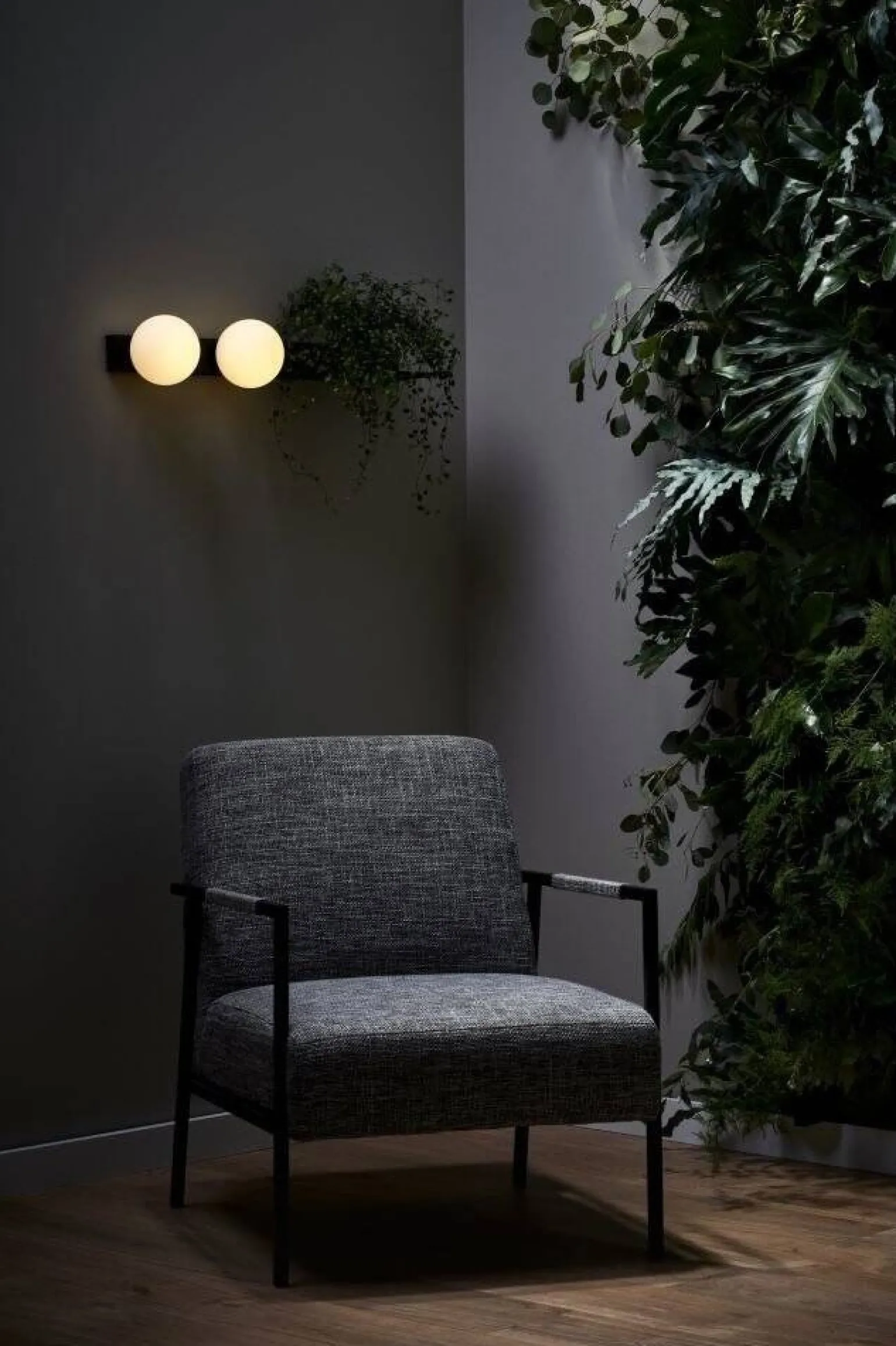 Kinkiet z półką BOTANICA DECO (20853202) - Kaspa