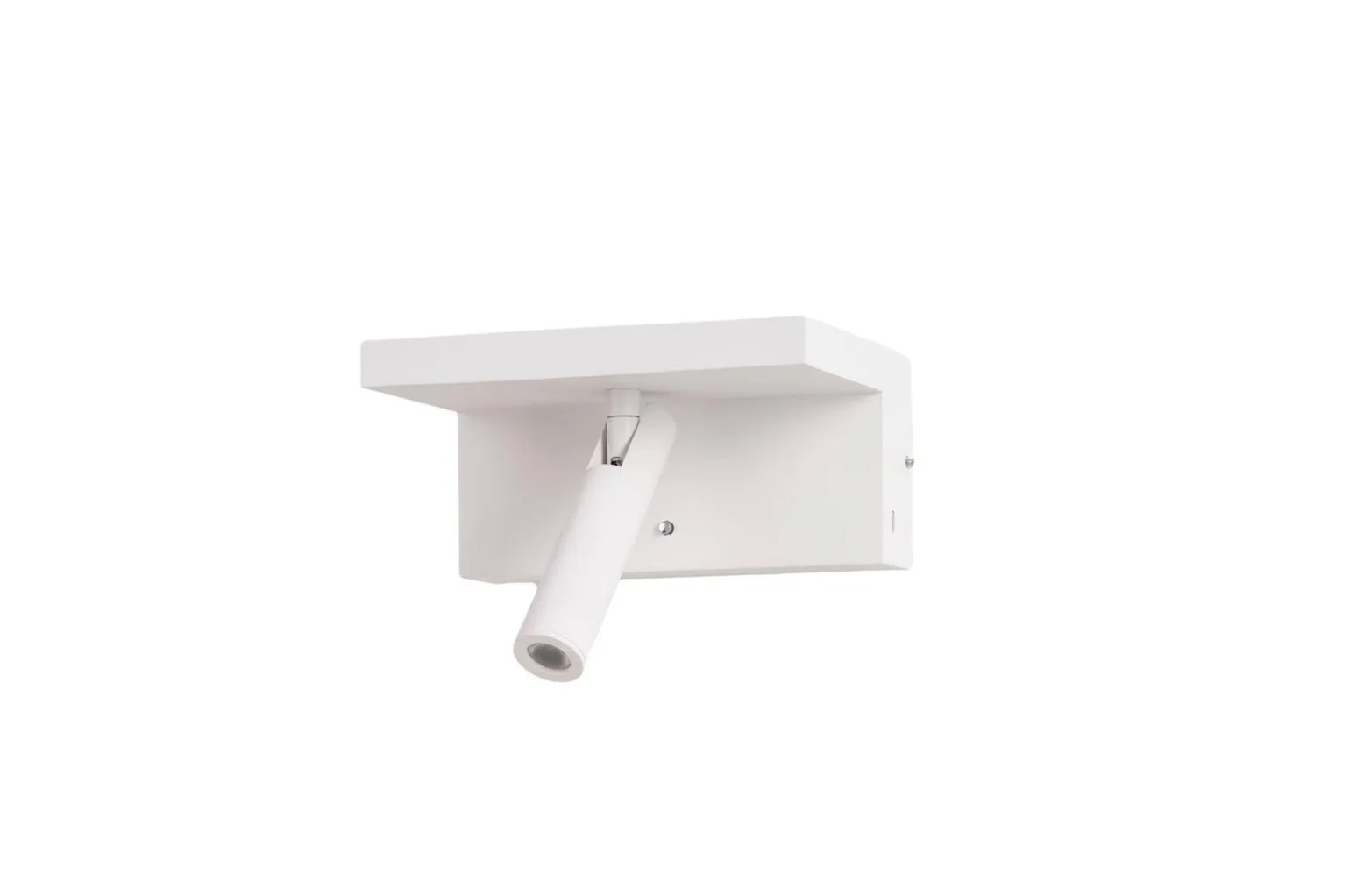 Kinkiet z półką i ładowaniem indukcyjnym HYLLA WALL NFC CHARGER Biały (AZ5911) - Azzardo