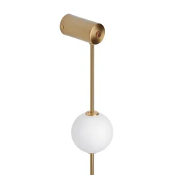 Kinkiet ze szklanymi kloszami BERRY LED złoty biały 103 cm (ST-DL-8541 WALL) - Step into Design