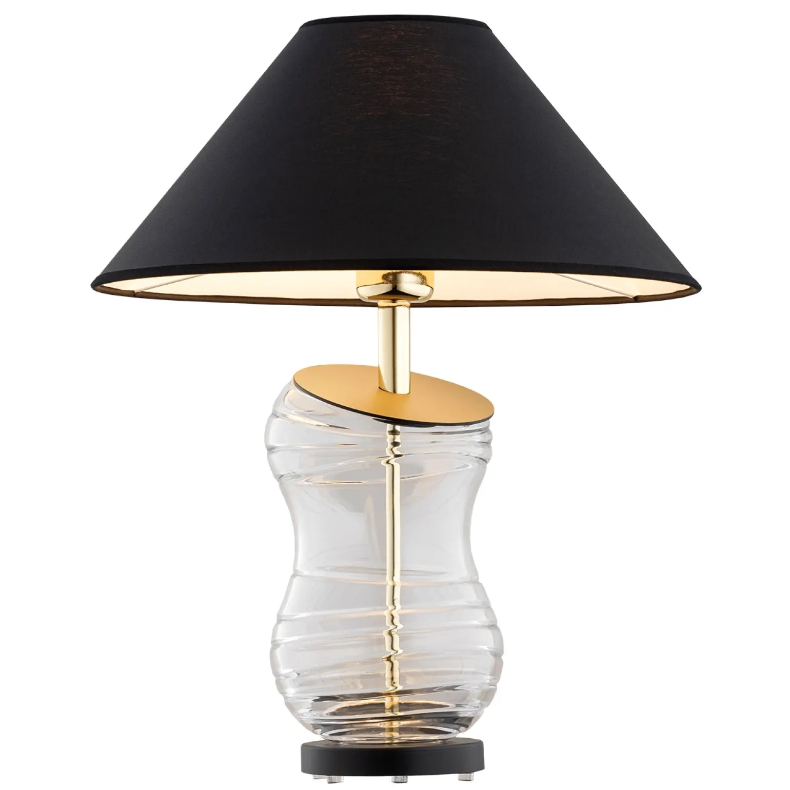 Kryształowa lampa stołowa z abażurem VENETO (8037) - Argon