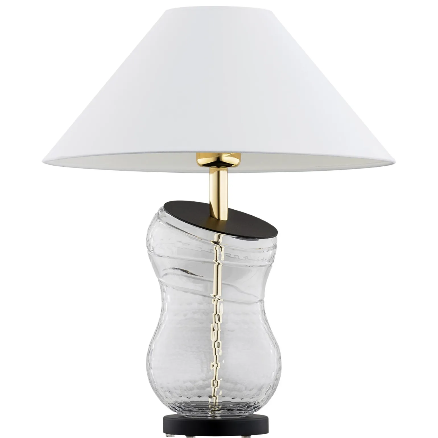 Kryształowa lampa stołowa z abażurem VENETO (8036) - Argon