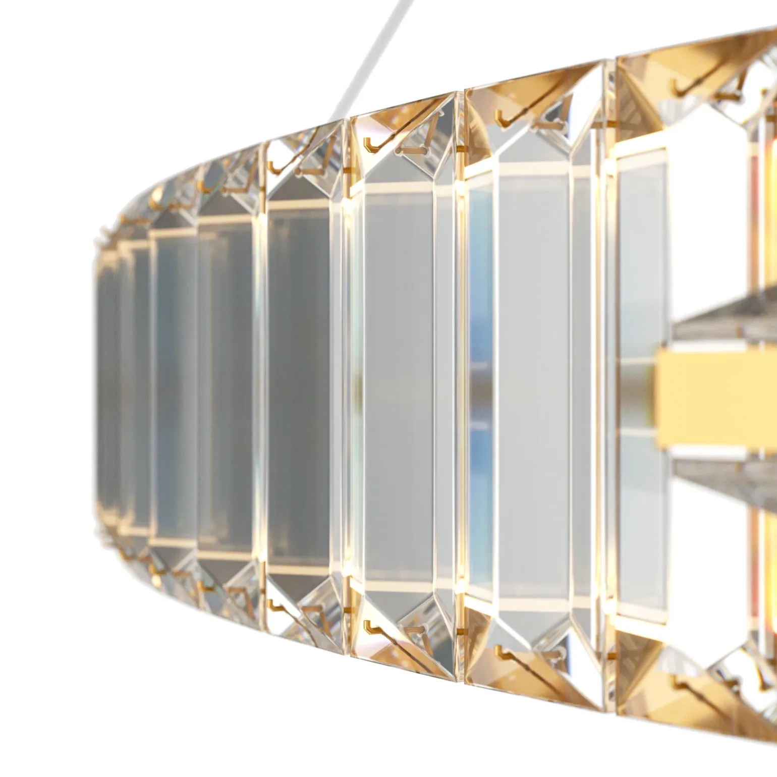 Kryształowa lampa wisząca Krone (P097PL-L45BS3K) - Maytoni