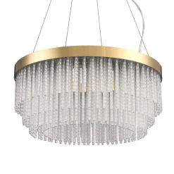 Kryształowy żyrandol GLORIA LED kryształowa złota 60 cm (ST-DL8511) - Step into Design